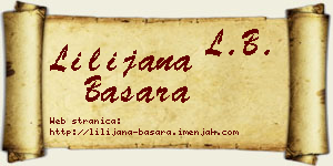 Lilijana Basara vizit kartica